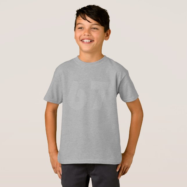 Camiseta Divertido Quase Invisível 67 (Frente Completa)