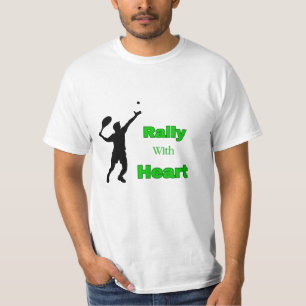 Camiseta DIVERTIDO! Rally with Heart - Tênis T-Shirt