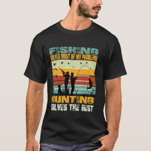 Camiseta Divertido retroMeus Amigos de Pesca Me Chamam de P