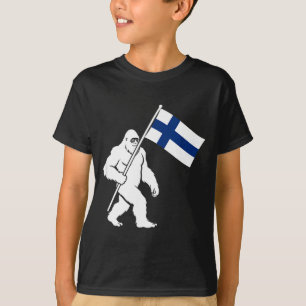 Camiseta Divertido Sasquatch Pé-grande Finlandês Carregando