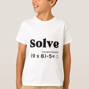 Camiseta Divertido Seis Sete 67 Meme Pemdas Escola Professo
