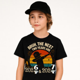 Camiseta Divertido Seis Sete “67” NYE Crianças Ano Novo 202