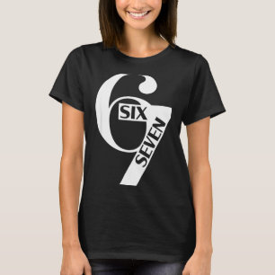 Camiseta Divertido Seis Sete 6 7 Meme Frase Gíria Gen Alpha
