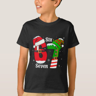 Camiseta Divertido Seis Sete 6 7 Meme Gen Alpha Gíria Papai