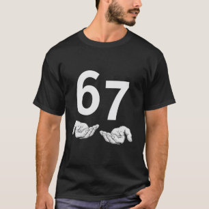 Camiseta Divertido Seis Sete 6 7 Meme Geração Alpha Gíria 6