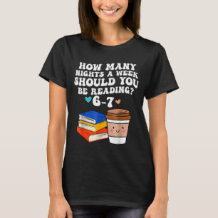 Camiseta Divertido Seis Sete 6 7 Meme Professor Lendo 6-7 6