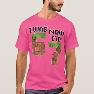 Camiseta Divertido Si Sete Eu tinha 6 Agora Eu tenho 7 Jogo