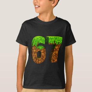 Camiseta Divertido Six Seven 6 7 Meme Gen Alpha Gíria Jogo 