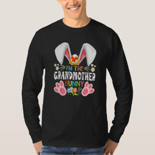 Camiseta Divertido, sou a avó Bunny Matching Family East