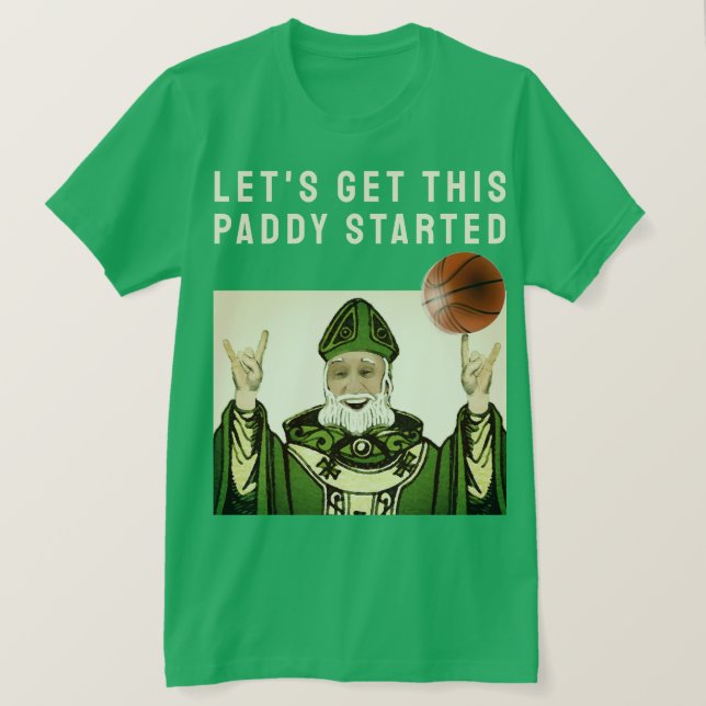 Camiseta Divertido St. Patrick (Frente do Design)
