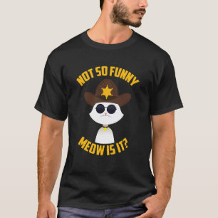 Camiseta Divertido Super Soldado Meow é Amante de Gatos Vin