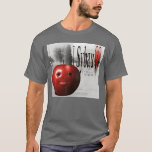 Camiseta Divertido SYBAU Bobo IA Apple geração z Meme Brain