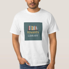 Camiseta DIVERTIDO! T-Shirt- Biblioteca - Personalizada - A