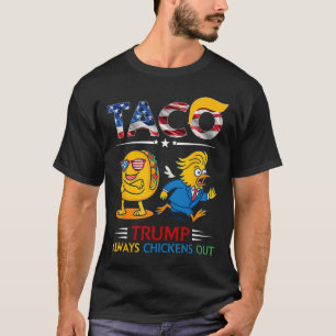 Camiseta Divertido Trump Taco Trump Sempre Desiste 14 