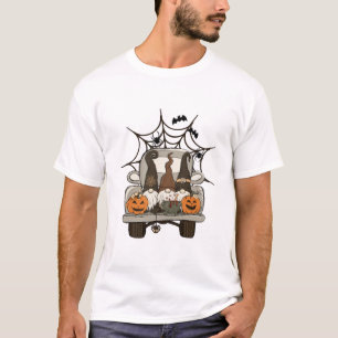 Camiseta Divertidos Desenhos de Halloween Gnomos de Hallowe