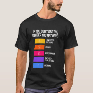 Camiseta Divertidos e Engraçados Memes de Padel para Quem A