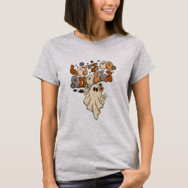 Camiseta Divertidos Fofos Vamos Lá Ghouls Halloween