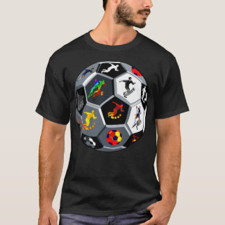 Camiseta Divertimento antigo do futebol