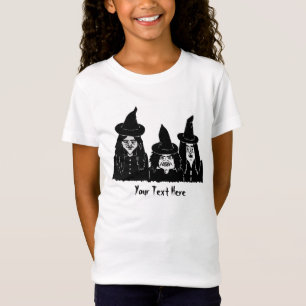 Camiseta divertimento assustador do Dia das Bruxas das