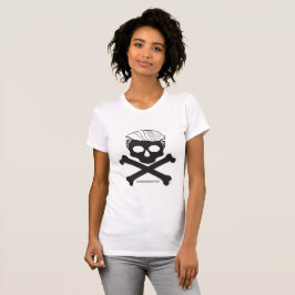 Camiseta Divertimento, branco do t das senhoras do