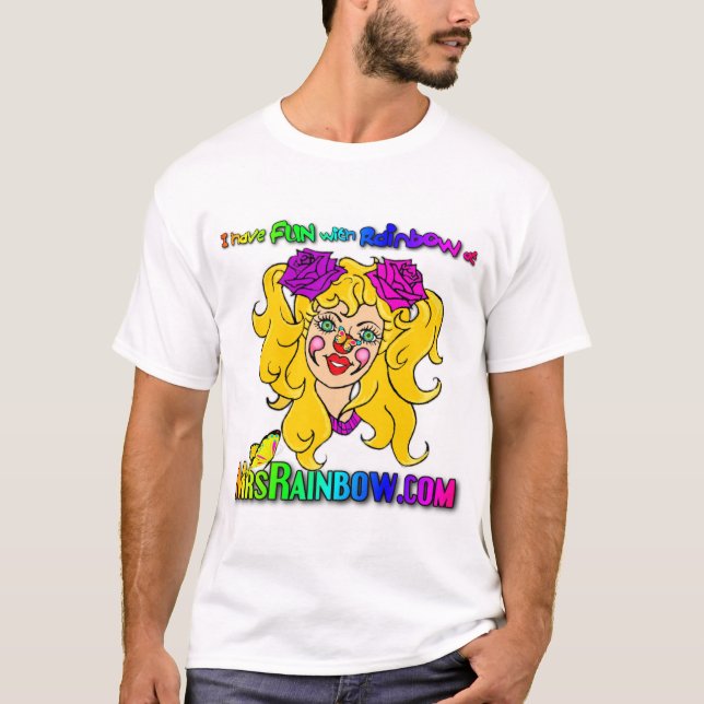 Camiseta DIVERTIMENTO com Rainbow* (Frente)