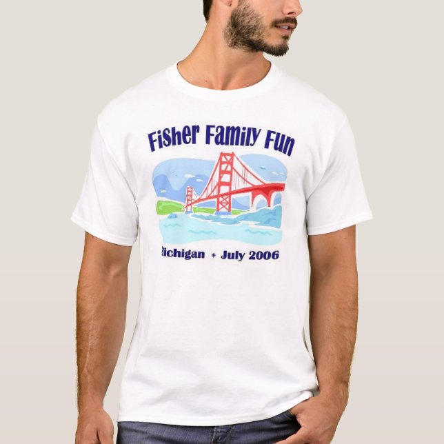 Camiseta Divertimento da família de Fisher (Frente)