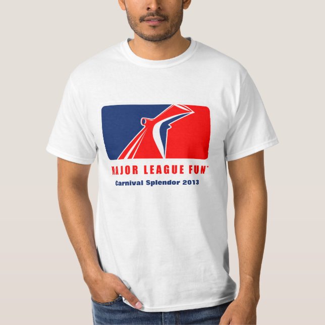 Camiseta Divertimento da liga principal - impressão (Frente)
