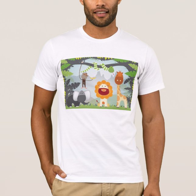 Camiseta Divertimento da selva (Frente)