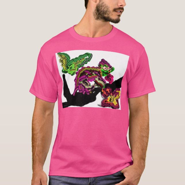 Camiseta Divertimento de Chameleon da floresta chuvosa (Frente)