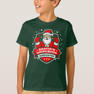 Camiseta Divertimento de Natal para os papais noeis da Work