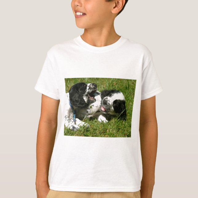 Camiseta Divertimento do Spaniel (Frente)