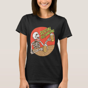 Camiseta Divertimento dos homens, eu estava a distanciar-me