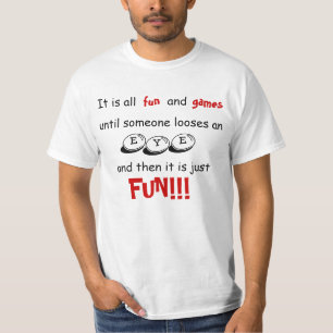 Camiseta Divertimento e jogos