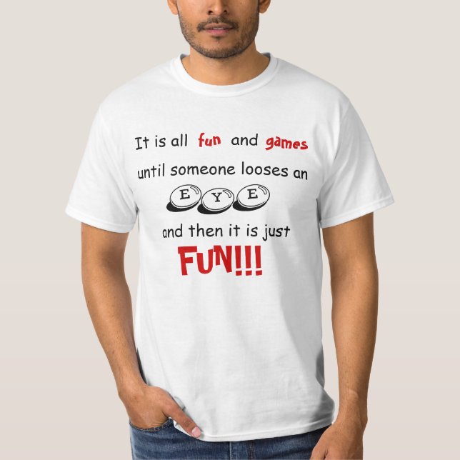 Camiseta Divertimento e jogos (Frente)