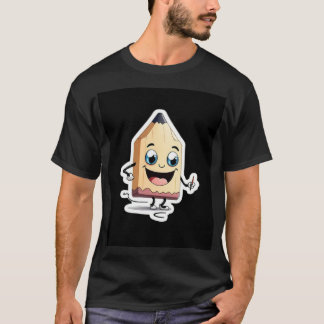 Camiseta Divertimento esquematizado com o Pencil Pal