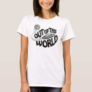 Camiseta Divertimento "fora camisola de alças deste mundo"