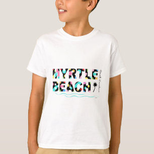 Camiseta Divertimento Myrtle Beach, tipografia do SC legal