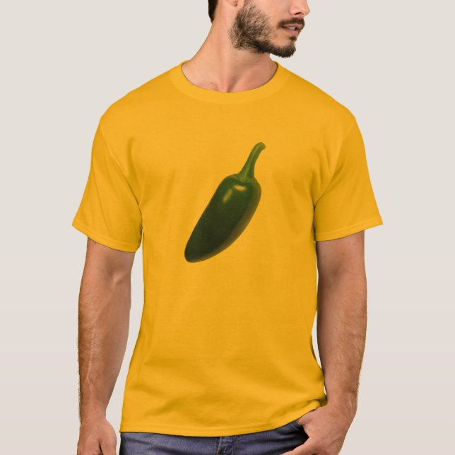 Camiseta Divertimento & pimenta picante do Jalapeno (Frente)
