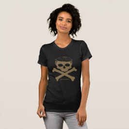 Camiseta Divertimento, preto do t das senhoras do