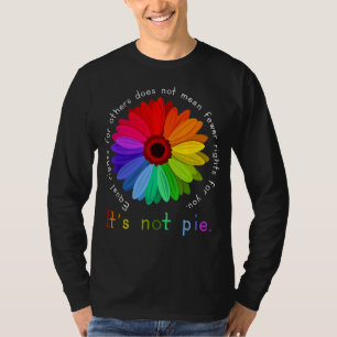 Camiseta Divertir-se em Direitos Iguais para os outros não