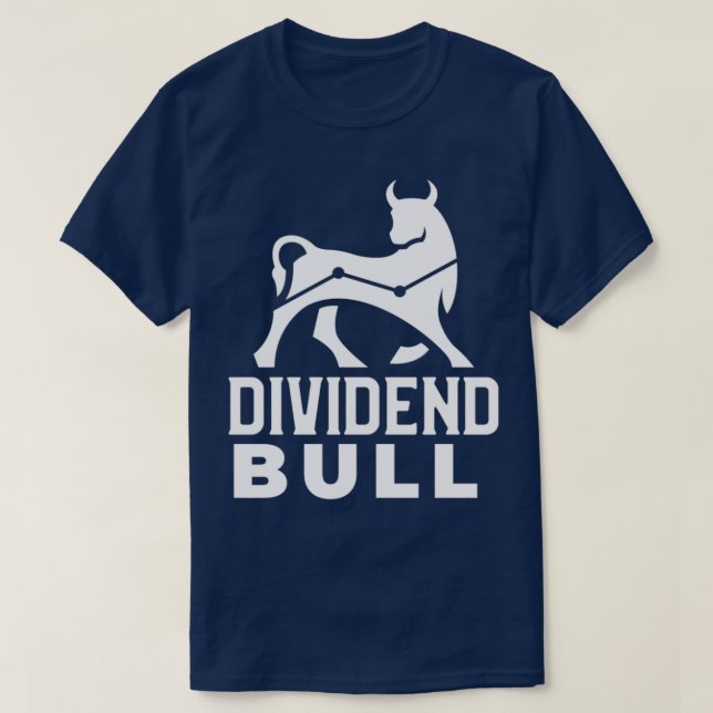 Camiseta Dividendo - Investidor Negociação no Mercado de Aç (Frente do Design)