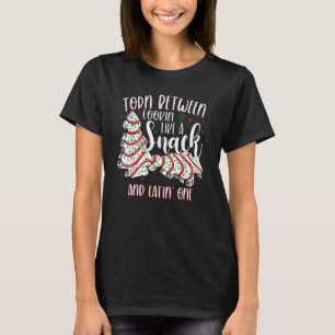 Camiseta Dividido Entre Olhar Como Um Pinto E Comer Um