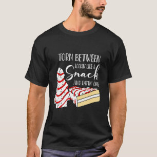 Camiseta Dividido Entre Parecido Com Um Snack E Comendo Um