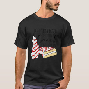 Camiseta Dividido Entre Parecido Com Um Snack E Comendo Um