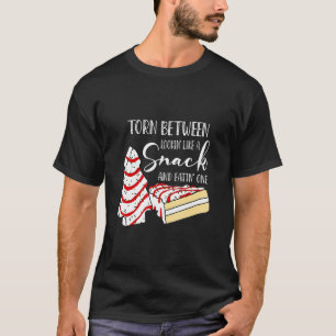 Camiseta Dividido Entre Parecido Com Um Snack E Comendo Um