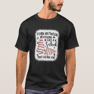 Camiseta Dividido Entre Parecido Com Um Snack Ou Comendo Um