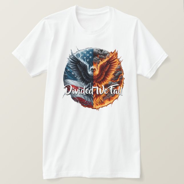 Camiseta Divididos Queimamos nos EUA (Frente do Design)
