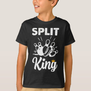 Camiseta Dividir Boliches King Para Homens Vintage Spor