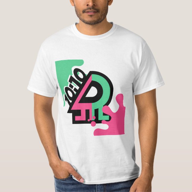 Camiseta Dividir Colorido (Frente)