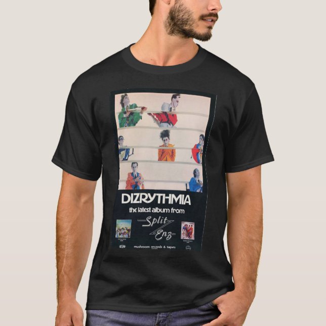 Camiseta Dividir Enz Dizrythmia PosterSticker V-Neck T-Shir (Frente)